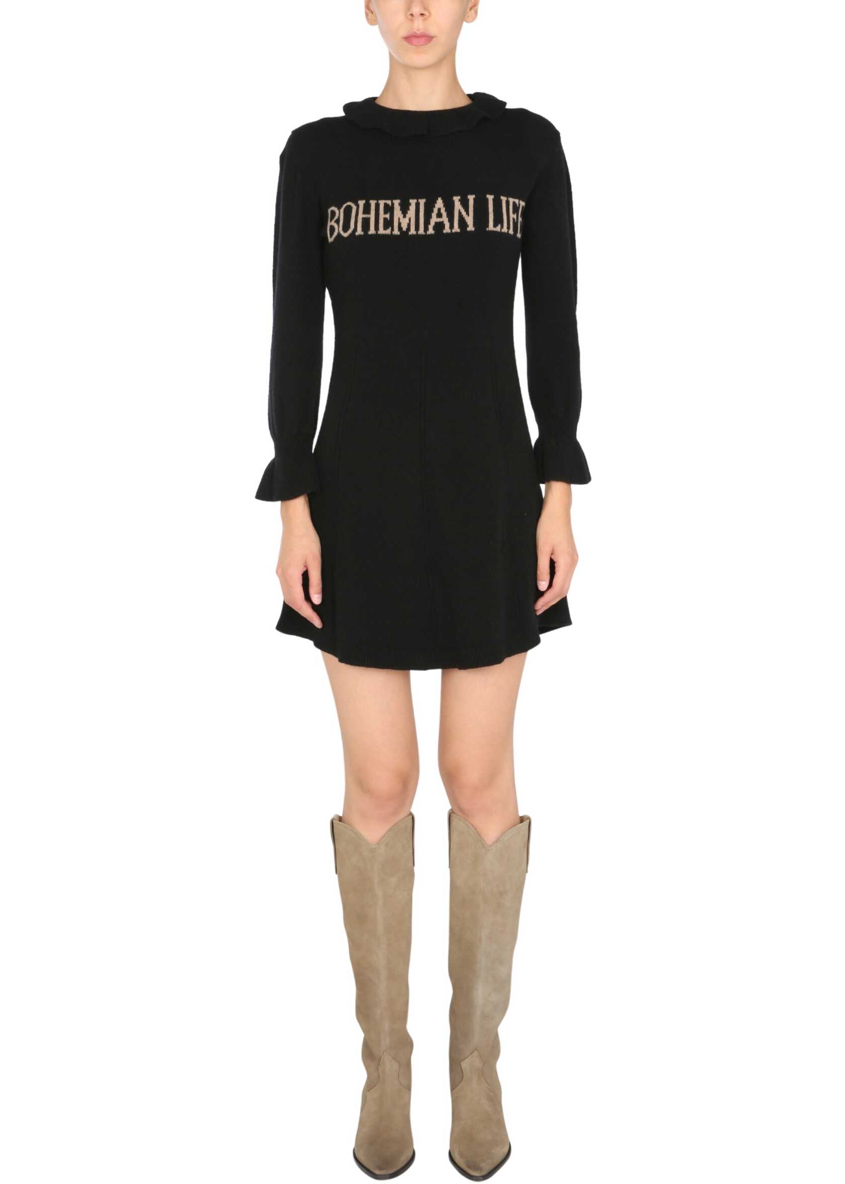 Alberta Ferretti Mini Dress BLACK