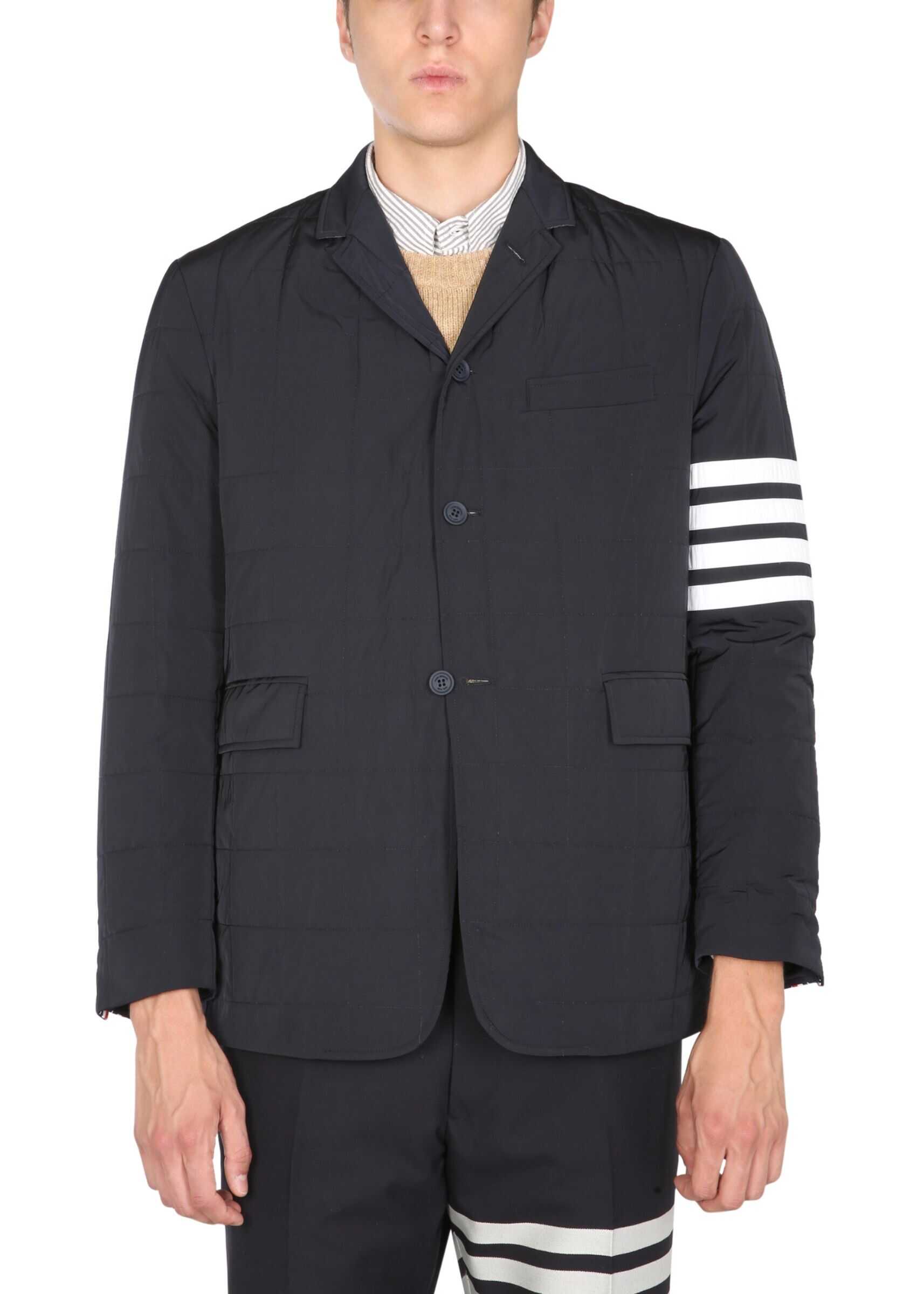 Thom Browne 4 Bar Sports Coat MJD088X_07259415 BLUE