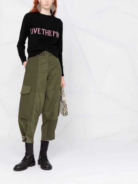 Pulovere Alberta Ferretti Crew Neck Sweater BLACK Femei (BM 8493306) 2