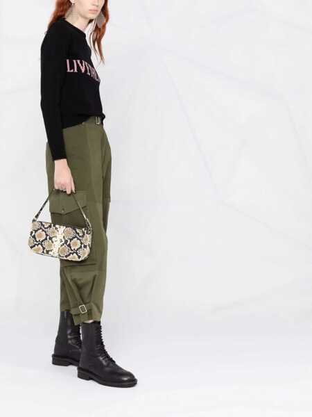 Pulovere Alberta Ferretti Crew Neck Sweater BLACK Femei (BM 8493306) 4