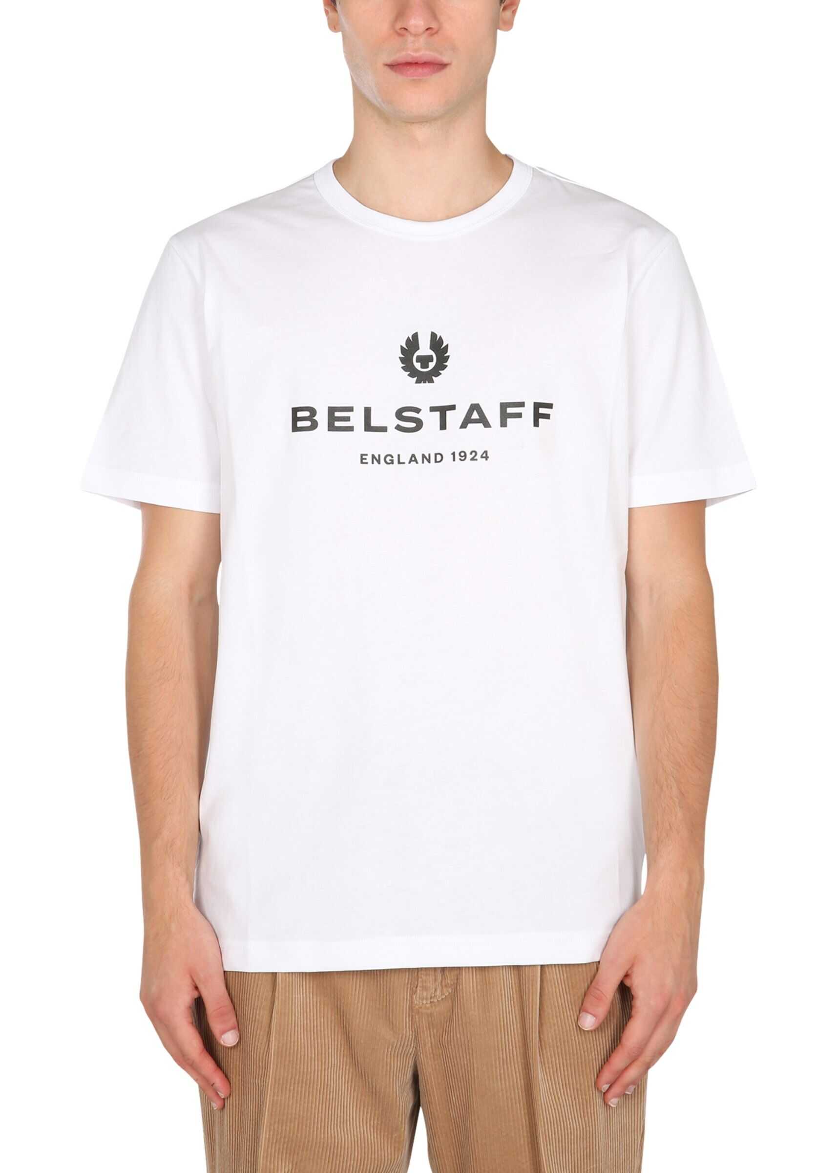 Belstaff Crew Neck T-Shirt 71140348_J61N019610000 WHITE