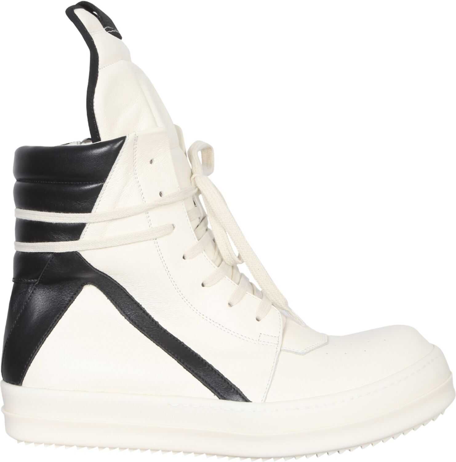 Rick Owens Geobasket Sneakers RU02A5894_LPO1191 WHITE