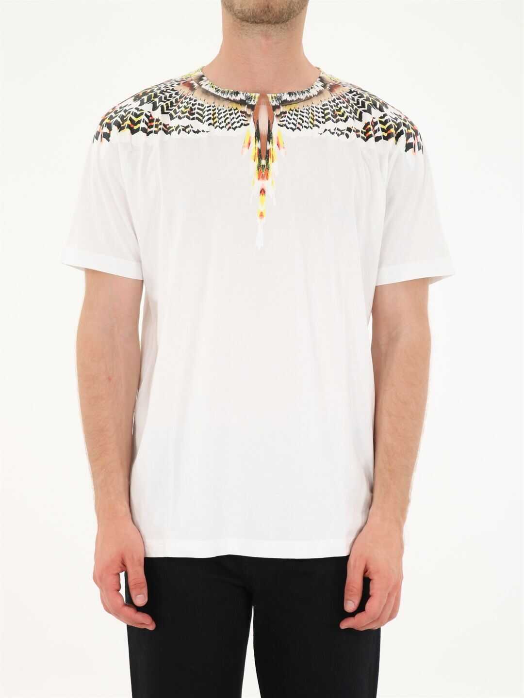 Marcelo Burlon Wings T-Shirt CMAA018S21JER002 White