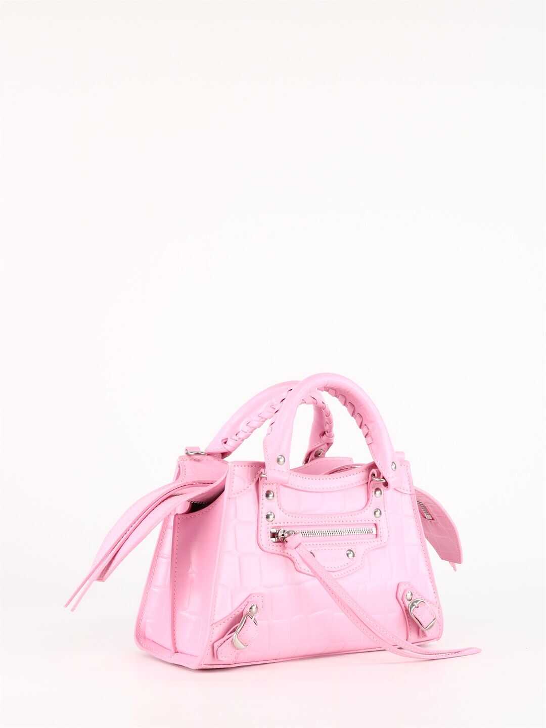 Balenciaga Neo Classic Top Handle Mini Bag 638524 15V6Y Pink