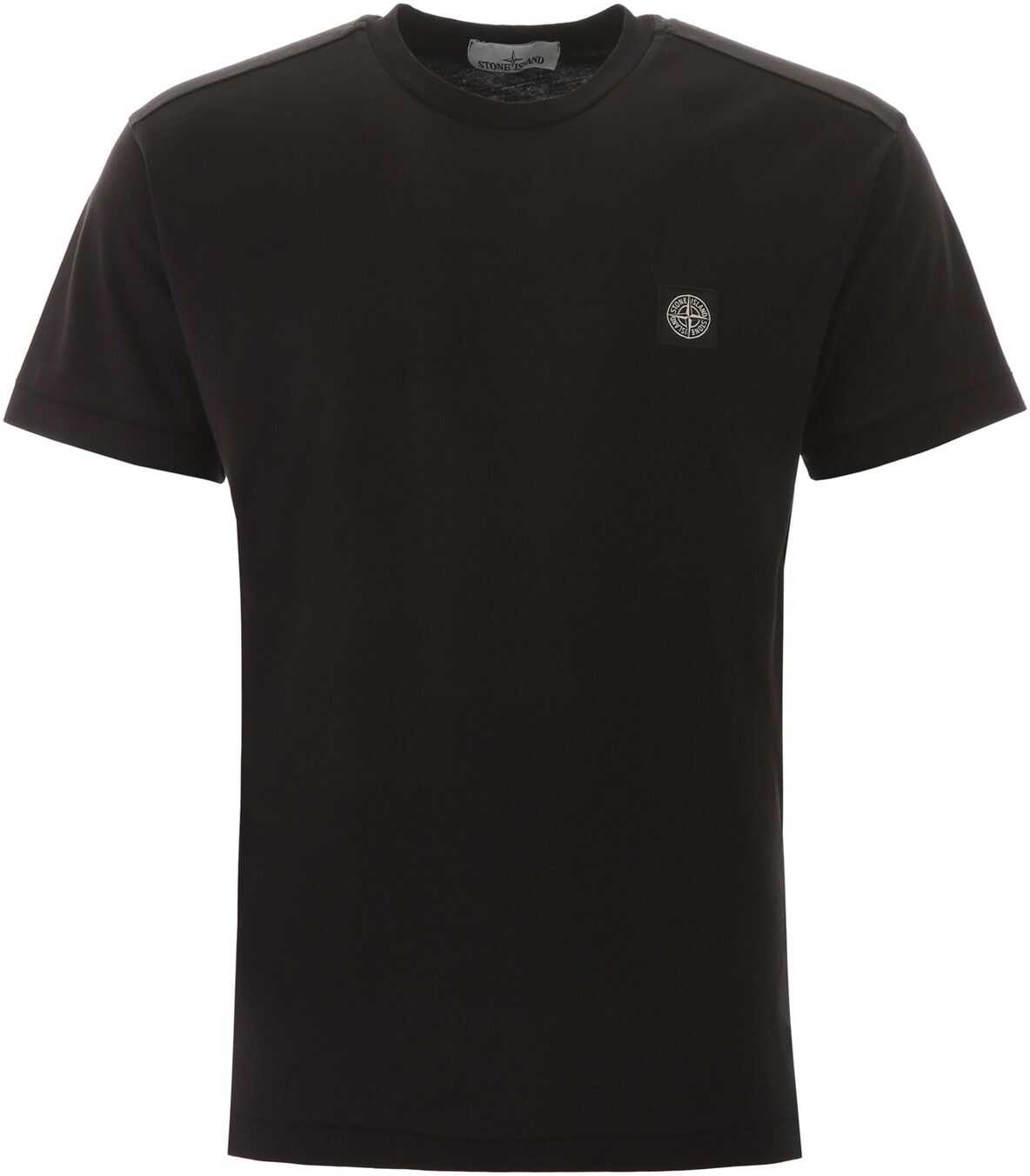 Stone Island Logo Patch T-Shirt MO751524113 BLACK