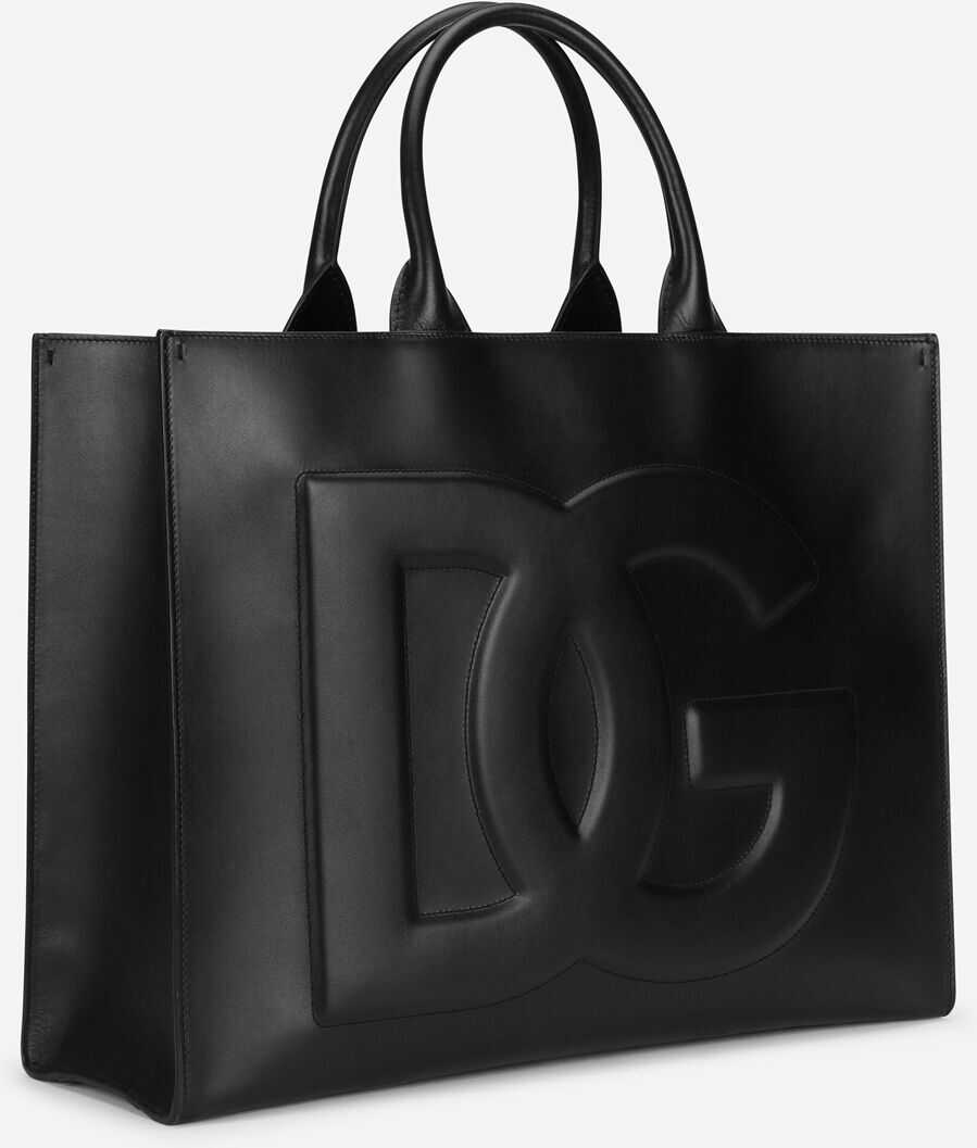 Dolce & Gabbana Dg Daily Medium Shopping Bag BB7022 AQ269 Black