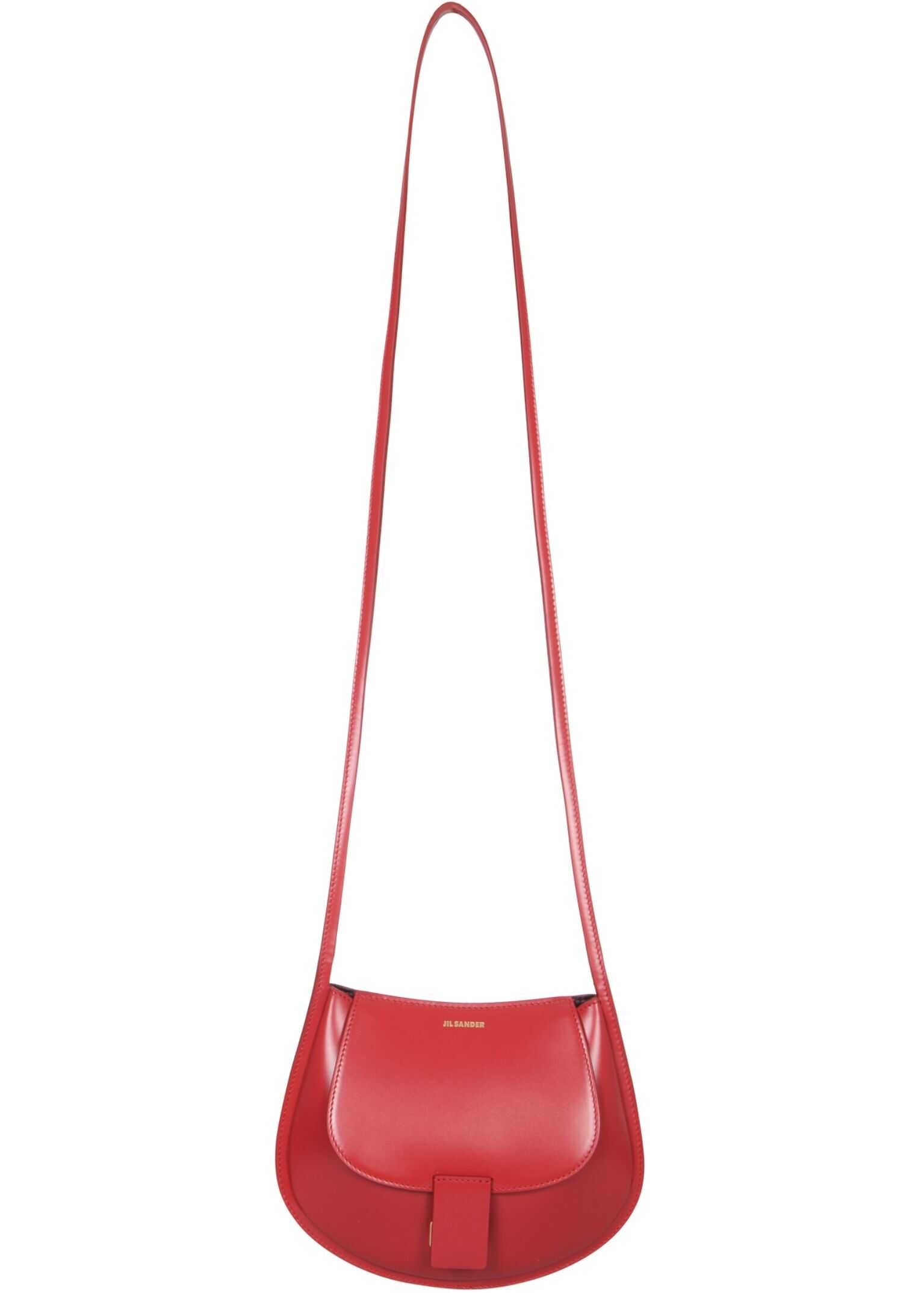 Jil Sander Mini Crescent Bag JSPT853433_WTB69158N600 RED