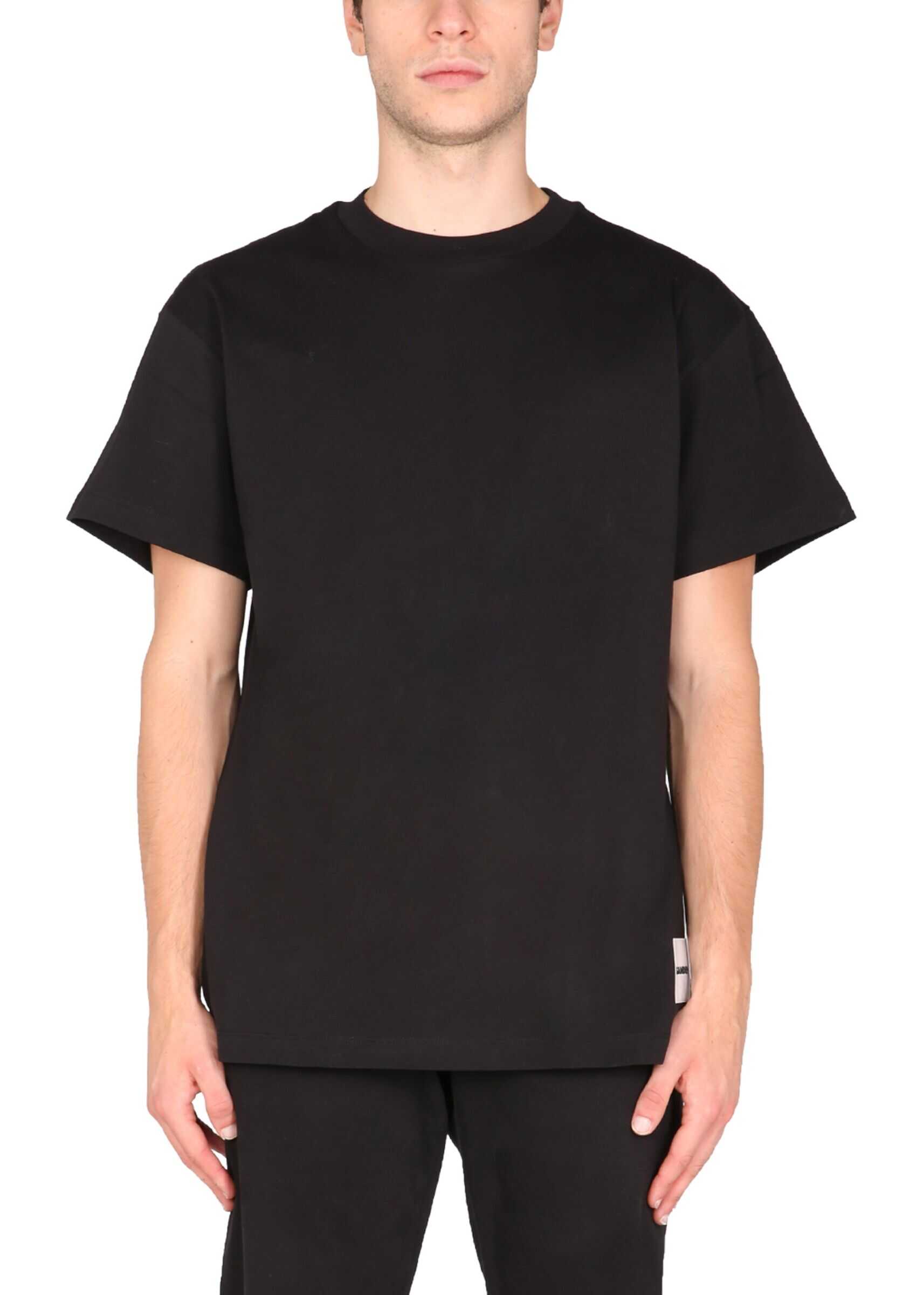 Jil Sander Crew Neck T-Shirt JPUT706530_MT248808001 BLACK