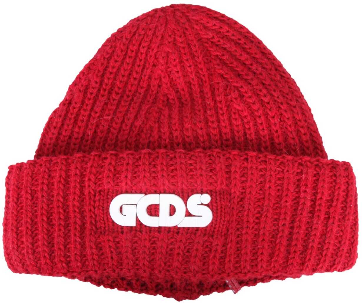 GCDS Giuly Knit Hat FW22M010026_03 RED