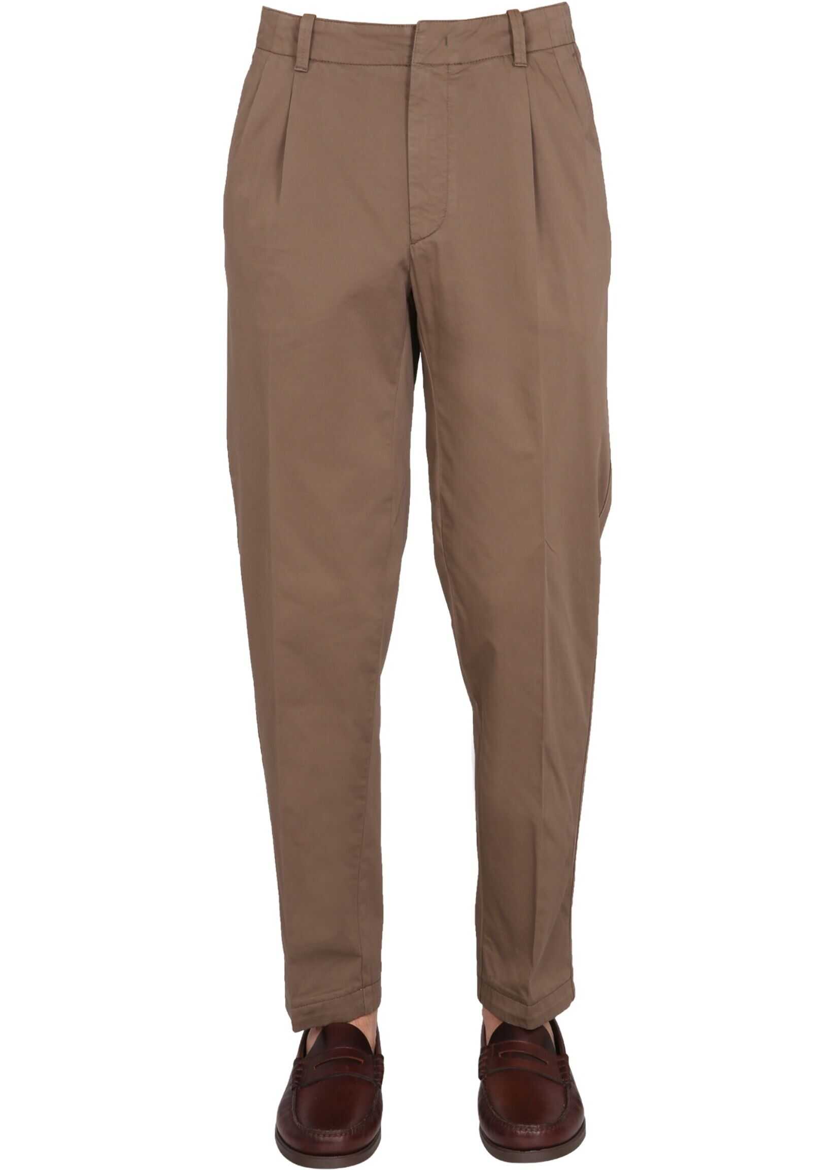 Z Zegna Cotton Trousers VY115ZZ337_N07 BROWN
