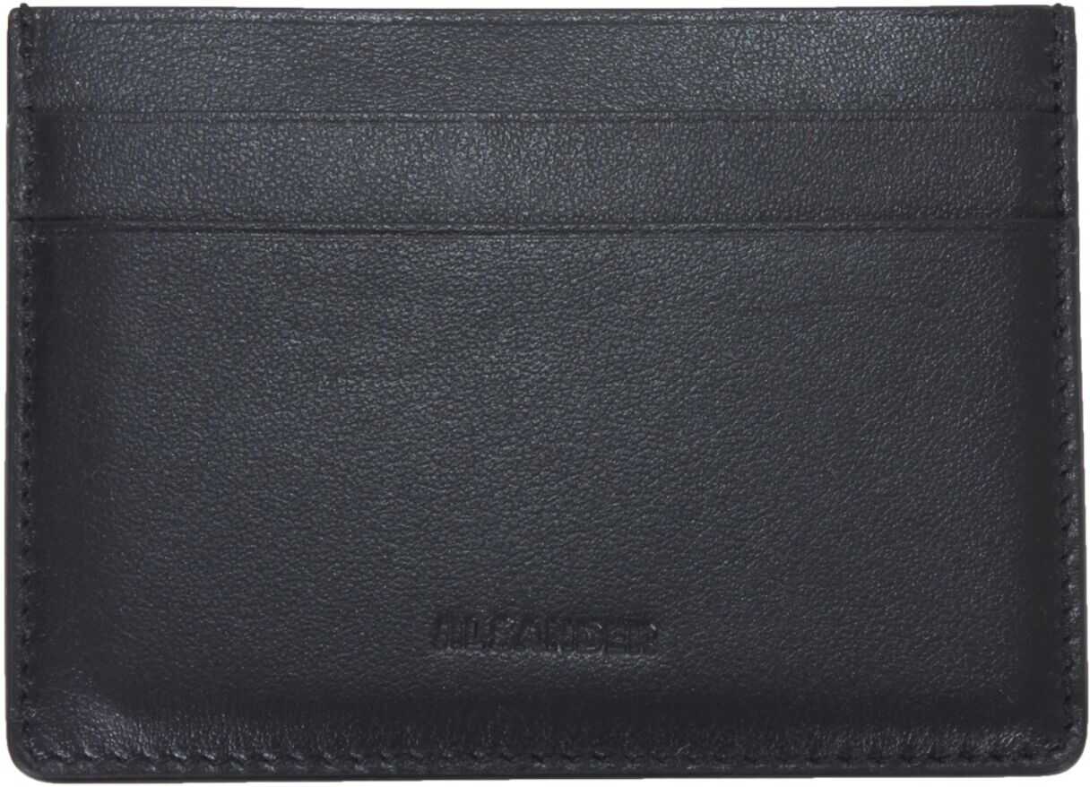 Jil Sander Leather Card Holder JSMT840058_MTS00008N001 BLACK