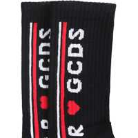 Lenjerie intima GCDS pentru Barbati - Sosete GCDS Socks With Love Gcds Logo BLACK Barbati (BM 8496528) - B-mall.ro