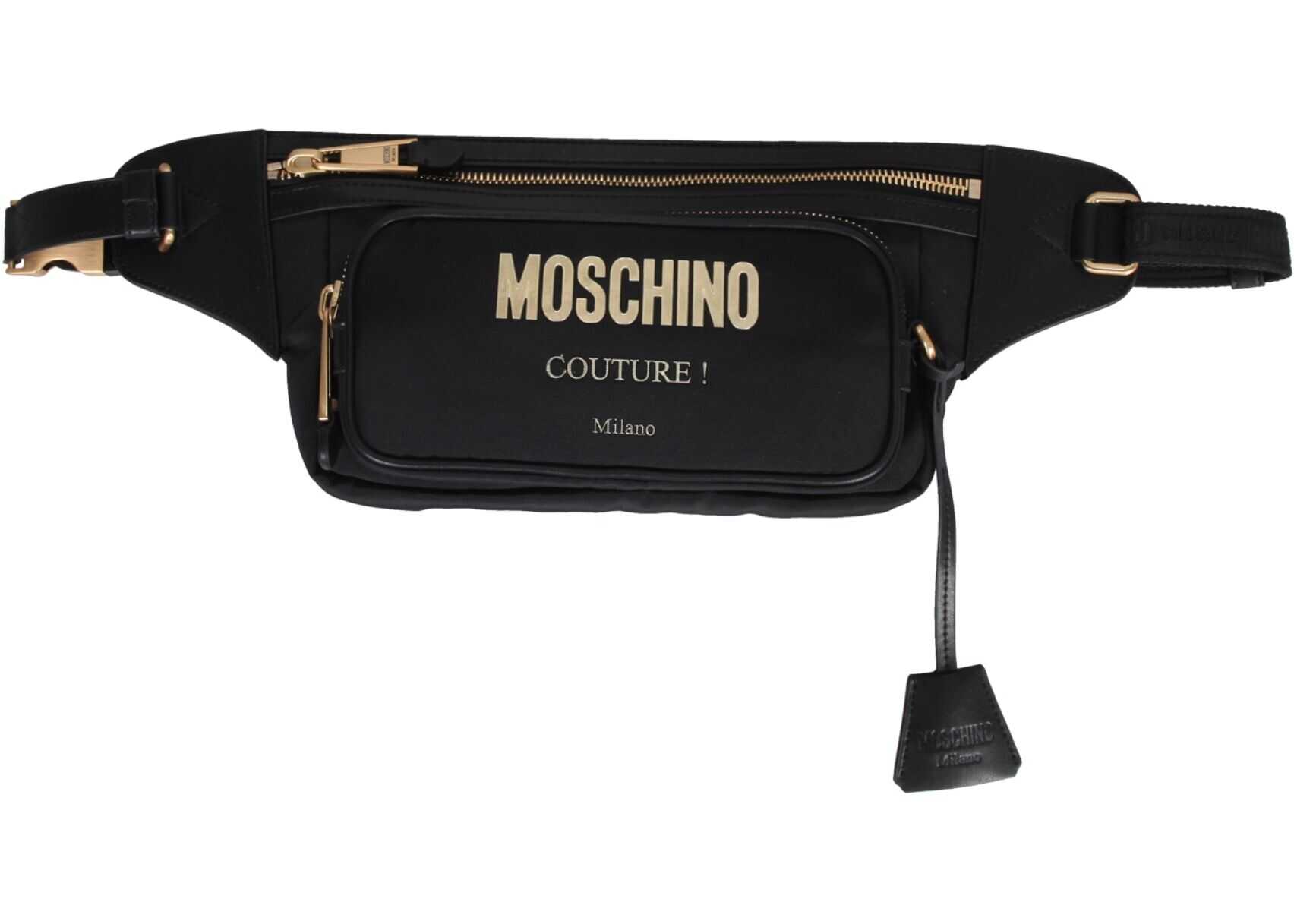 Moschino Belt Bag With Logo 77088205_1555 BLACK