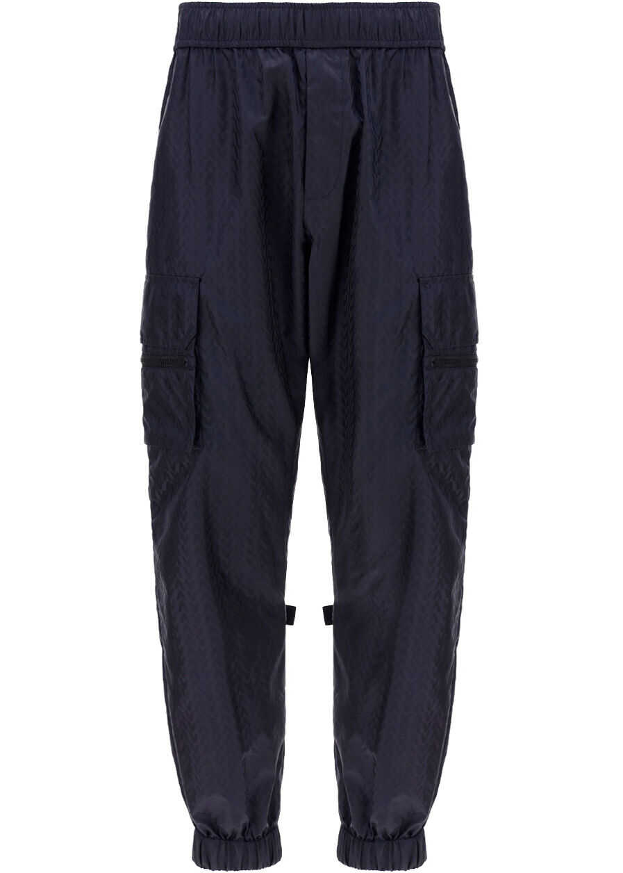 Valentino Garavani Pants WV3REB207LM BLU CHIARO/BLU SCURO