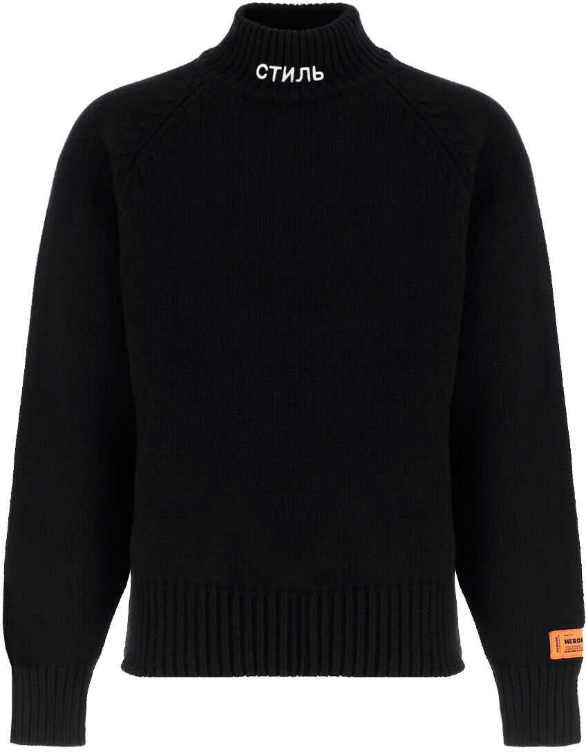 Heron Preston Pullover HMHF001F21KNI001 BLACK WHITE