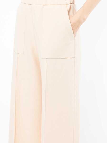 Pantaloni casual Jil Sander Wool Pants NUDE Femei (BM 8498574) 5