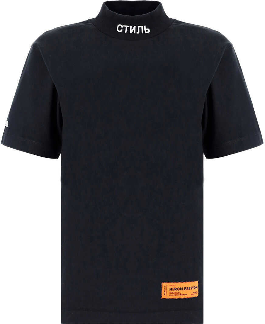 Heron Preston T-Shirt HWAA021F21JER001 BLACK/WHITE