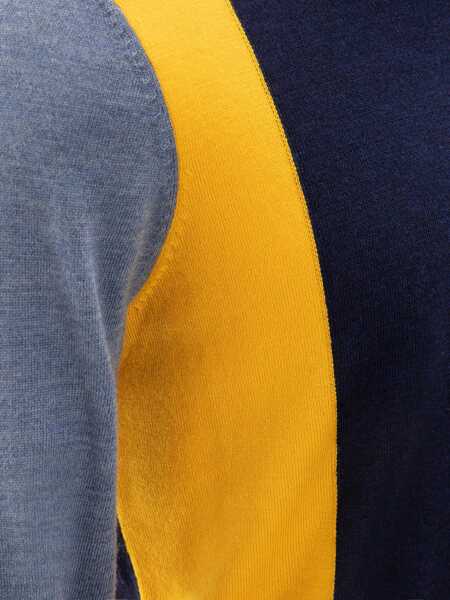 Pulovere JW Anderson Crew Neck Sweater BLUE Barbati (BM 8501382) 5
