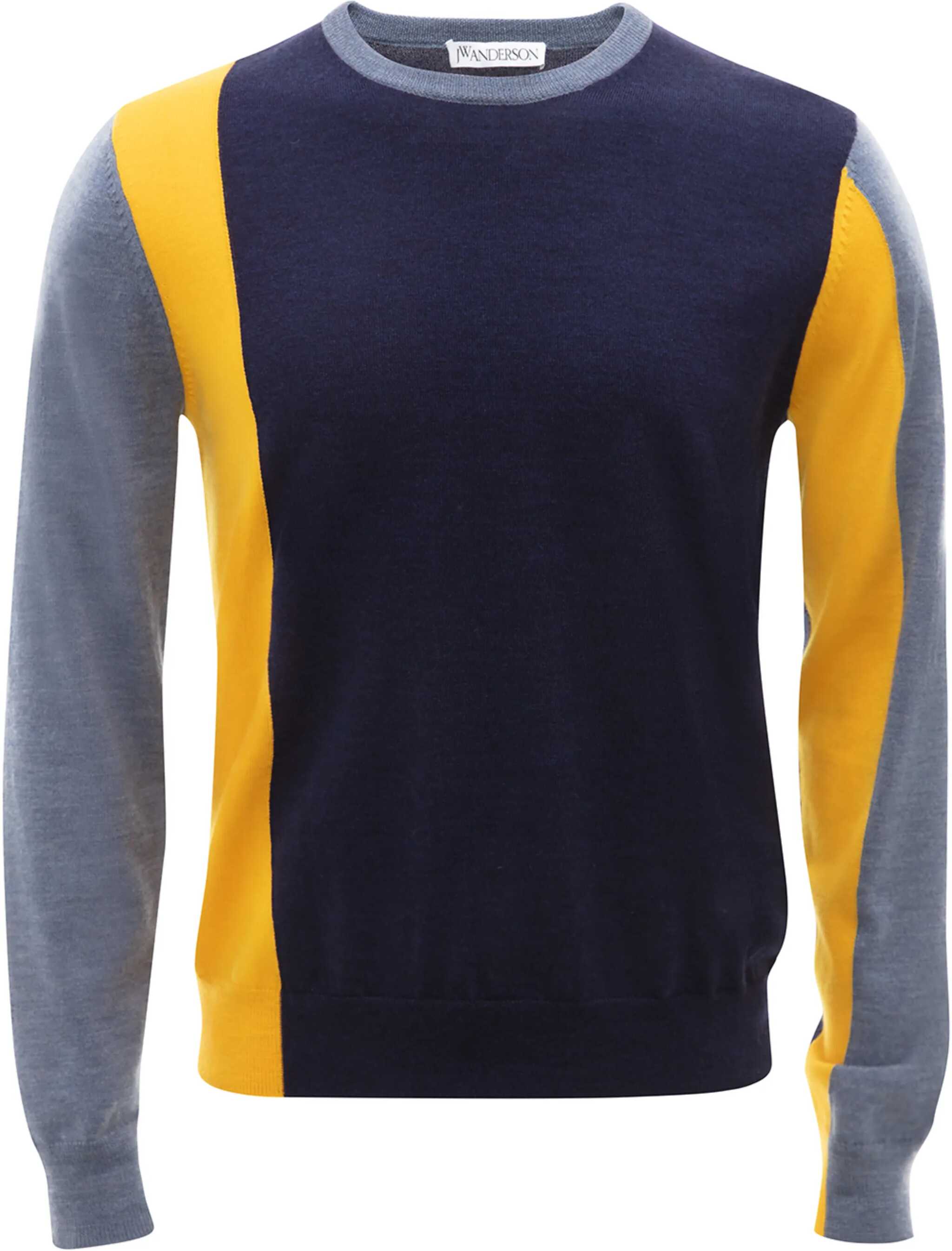 JW Anderson Crew Neck Sweater KW0344_YN0008888NAVY BLUE