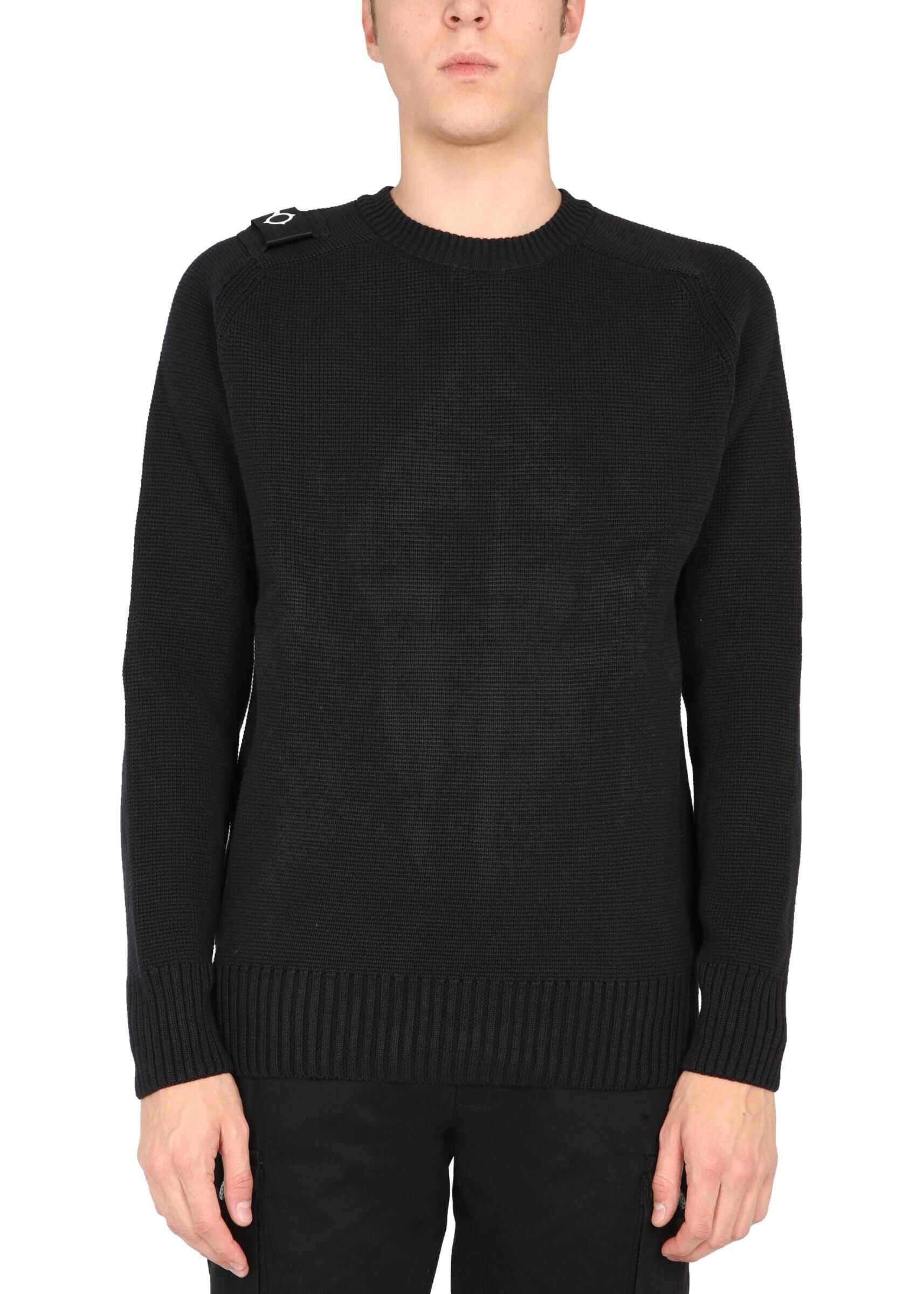 MA.STRUM Crew Neck Sweater MAS5319_M000 BLACK