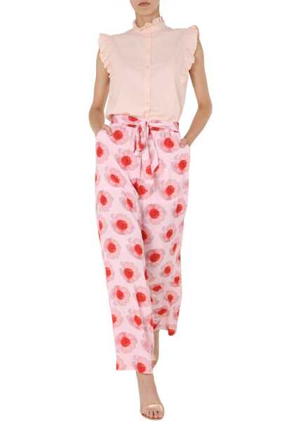Pantaloni casual Baum und Pferdgarten Novyanna Trousers PINK Femei (BM 8501487) 2