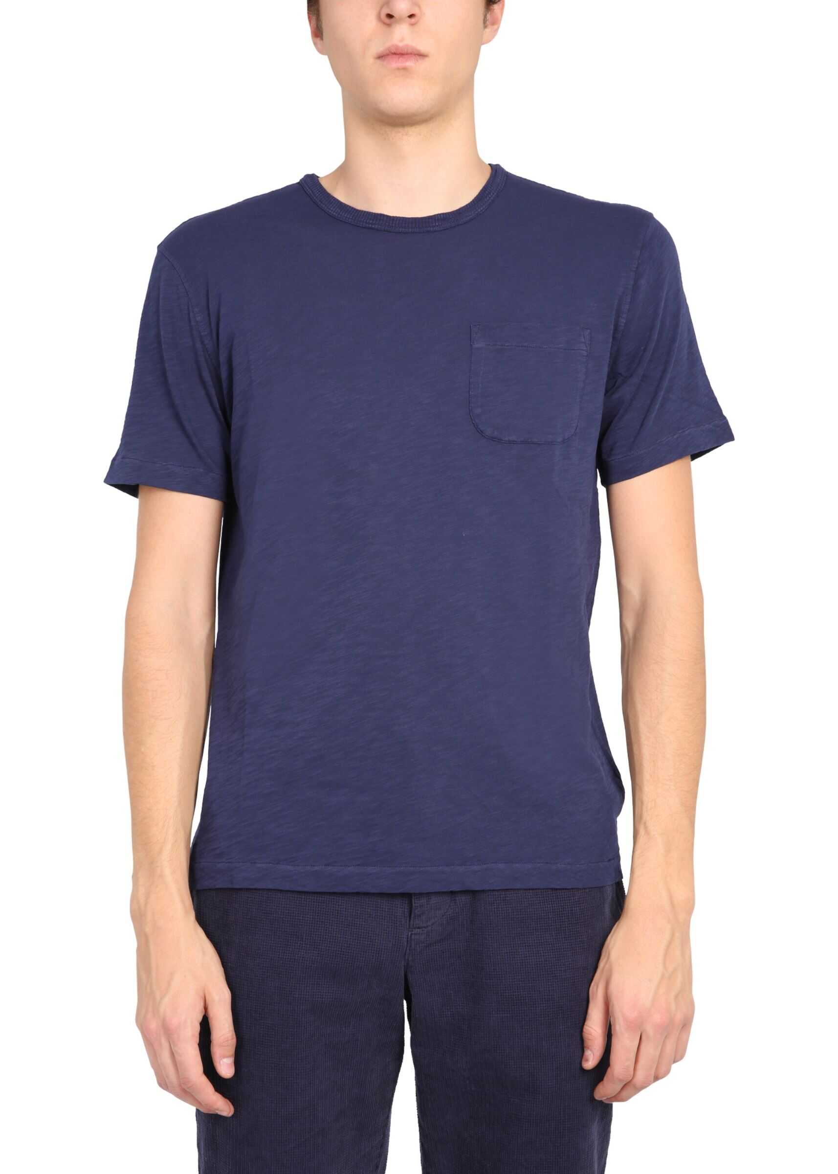 YMC Crew Neck T-Shirt P6PAA_Y006NAVY BLUE