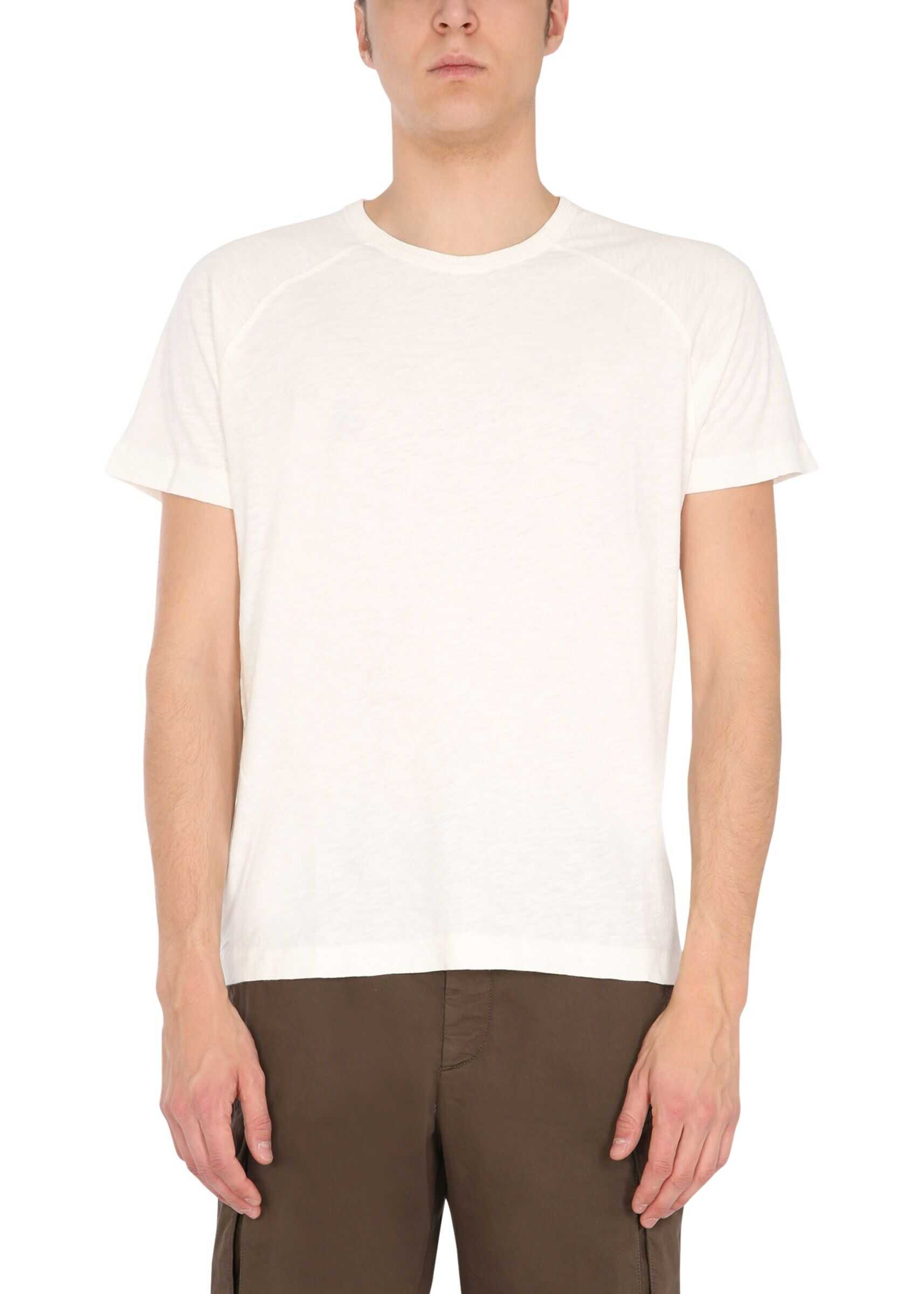 YMC Crew Neck T-Shirt P6QAB_Y058ECRU POWDER