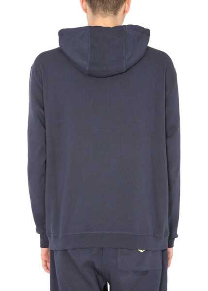 Hanorace YMC Trugoy Hooded Sweatshirt BLUE Barbati (BM 8501739) 3