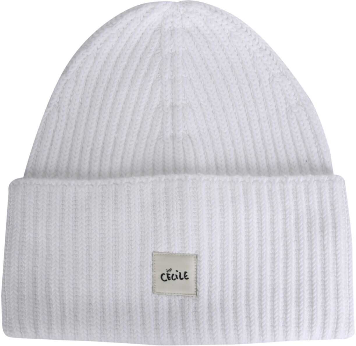 Être Cécile Knitted Hat BEANIECOTTONYARN_WHITE WHITE