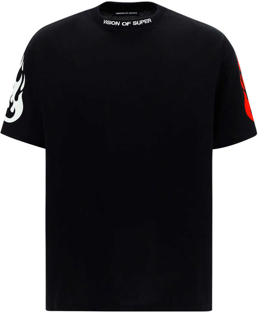 Vision of Super T-Shirt B1FIREDOUBLE BLACK