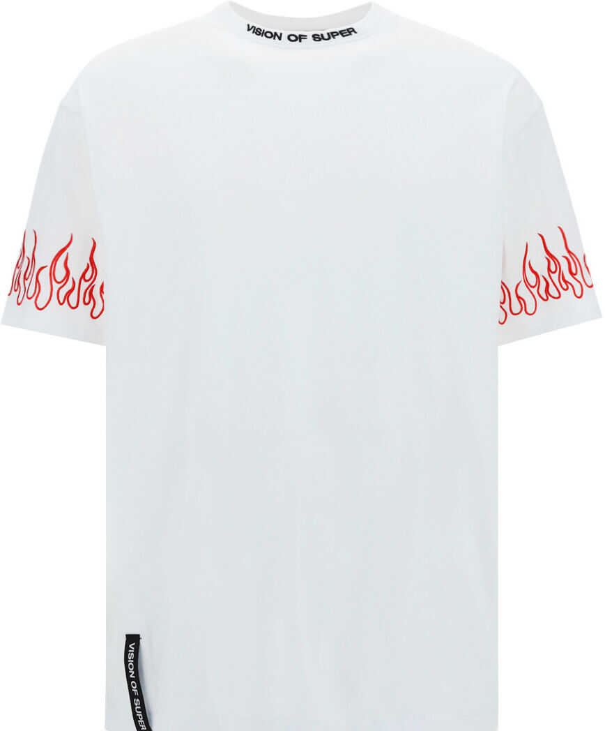 Vision of Super T-Shirt W1REDFL WHITE