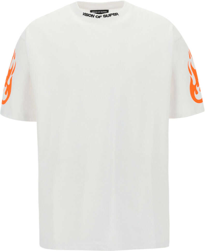 Vision of Super T-Shirt W1FIREORANGE WHITE