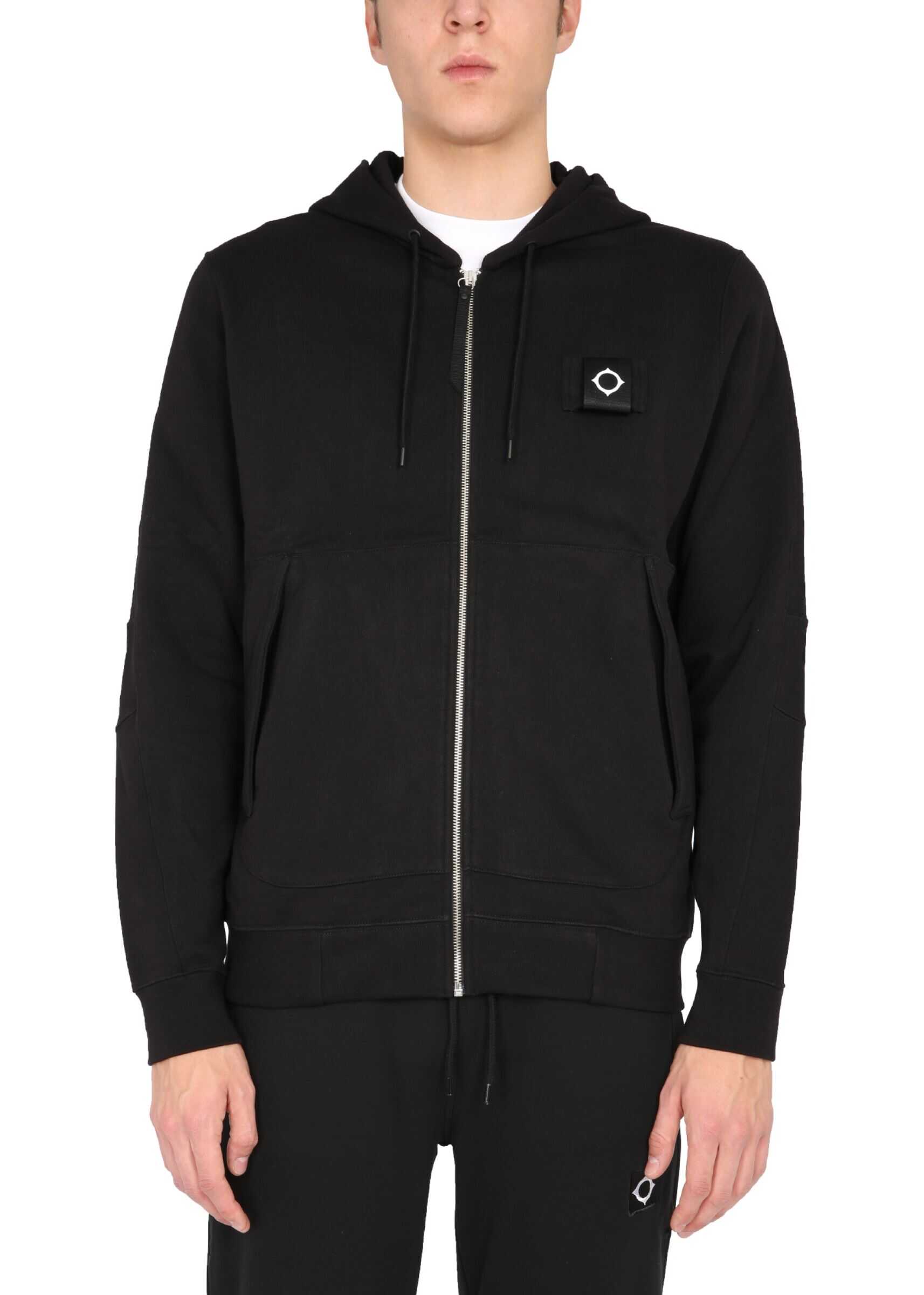 MA.STRUM Hoodie MAS4436-F20_M000 BLACK