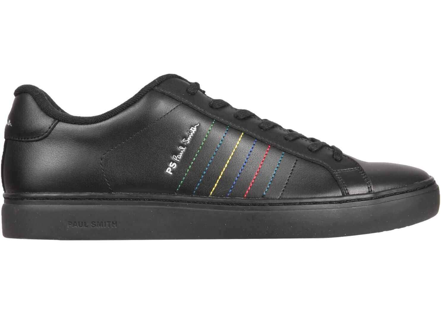 PS by Paul Smith Leather Sneakers M2S/REX10/AMLUX_79 BLACK