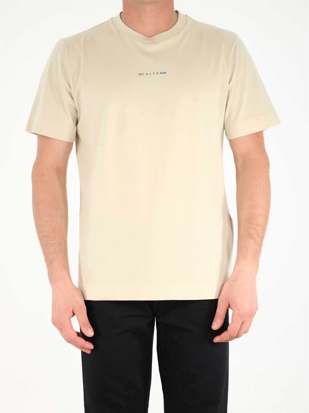Alyx T-Shirt With Print AAMTS0245FA01 Beige