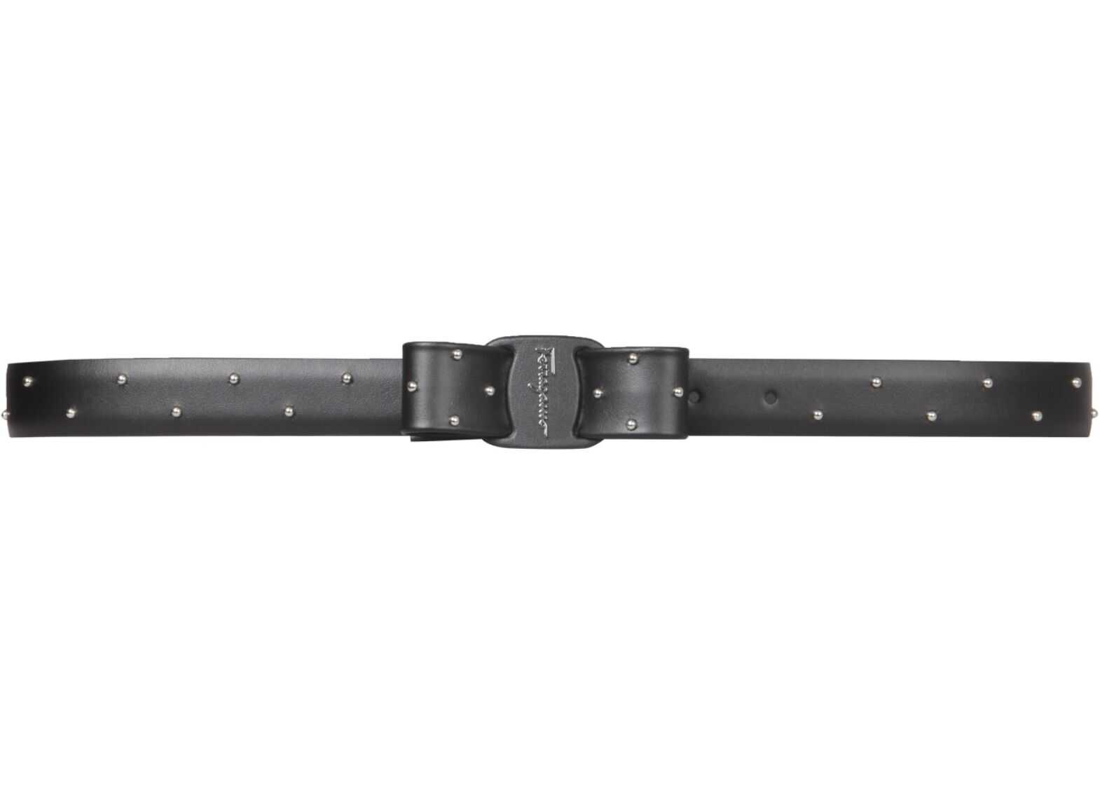 Salvatore Ferragamo Leather Belt 747031_230097NERO BLACK