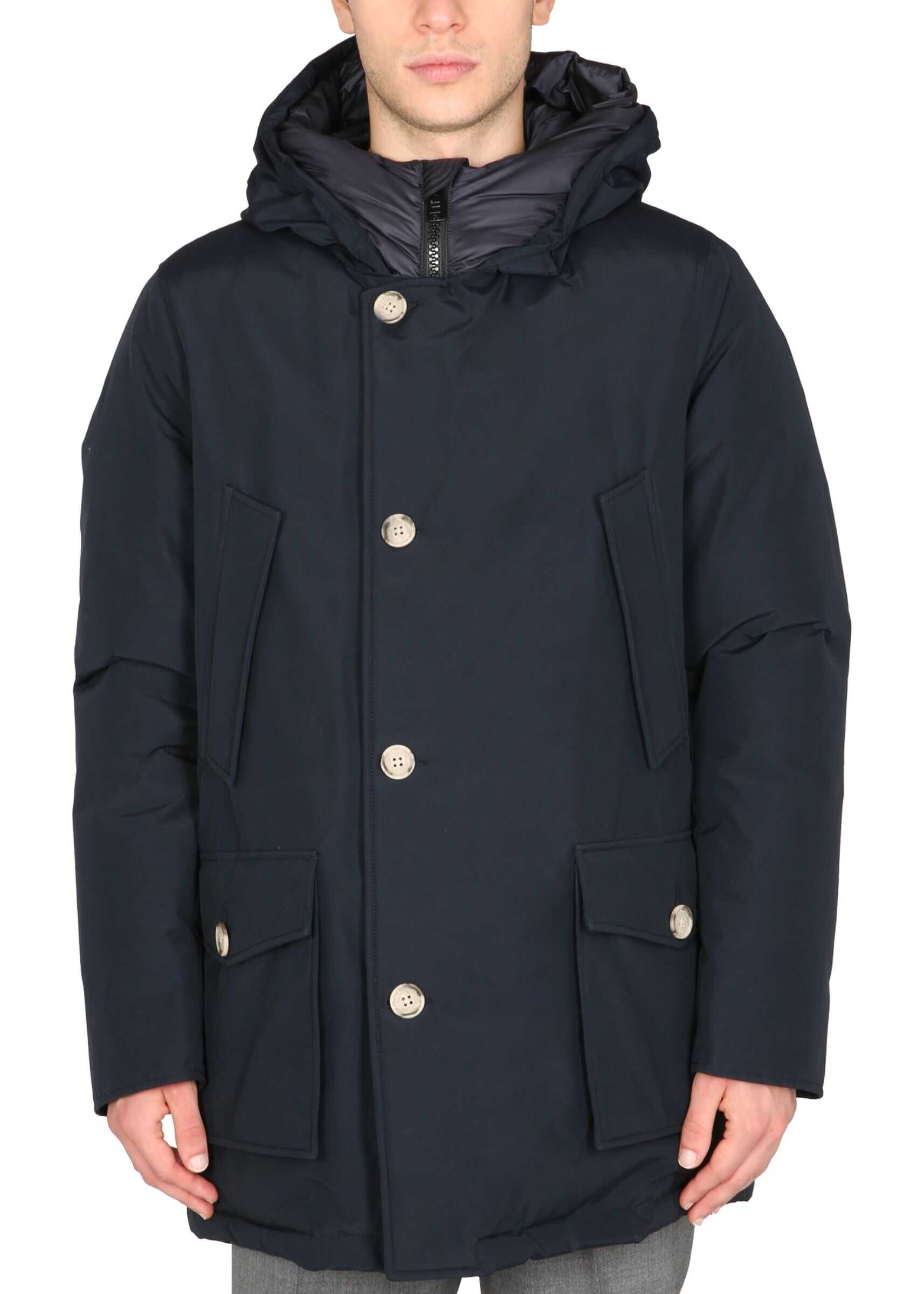 Woolrich "Arctic Parka" Down Jacket CFWOOU0483MR_UT0001MLB BLUE