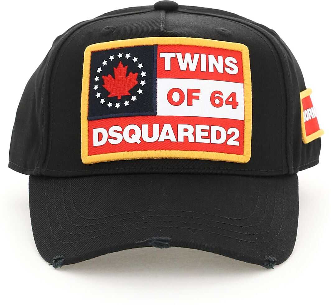 DSQUARED2 Baseball Cap With Logo BLACK