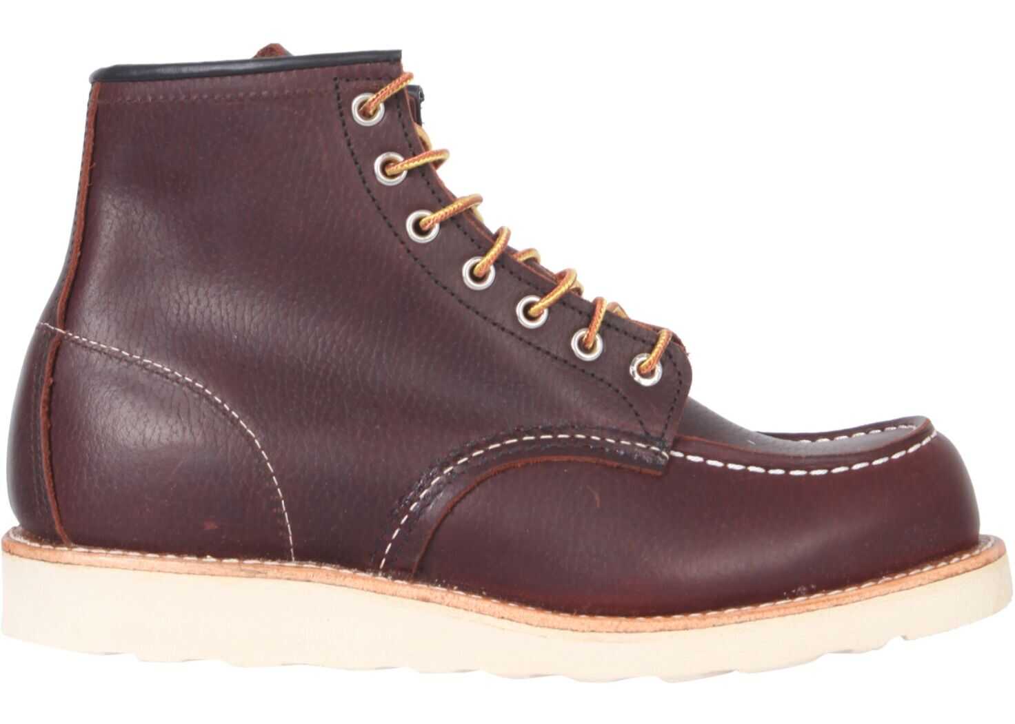 Red Wing Moc Toe Lace-Up Boots 8138_BROWN BROWN