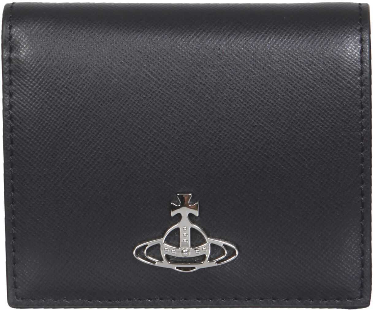 Vivienne Westwood Debbie Leather Billfold Wallet 51010024_41946N402 BLACK