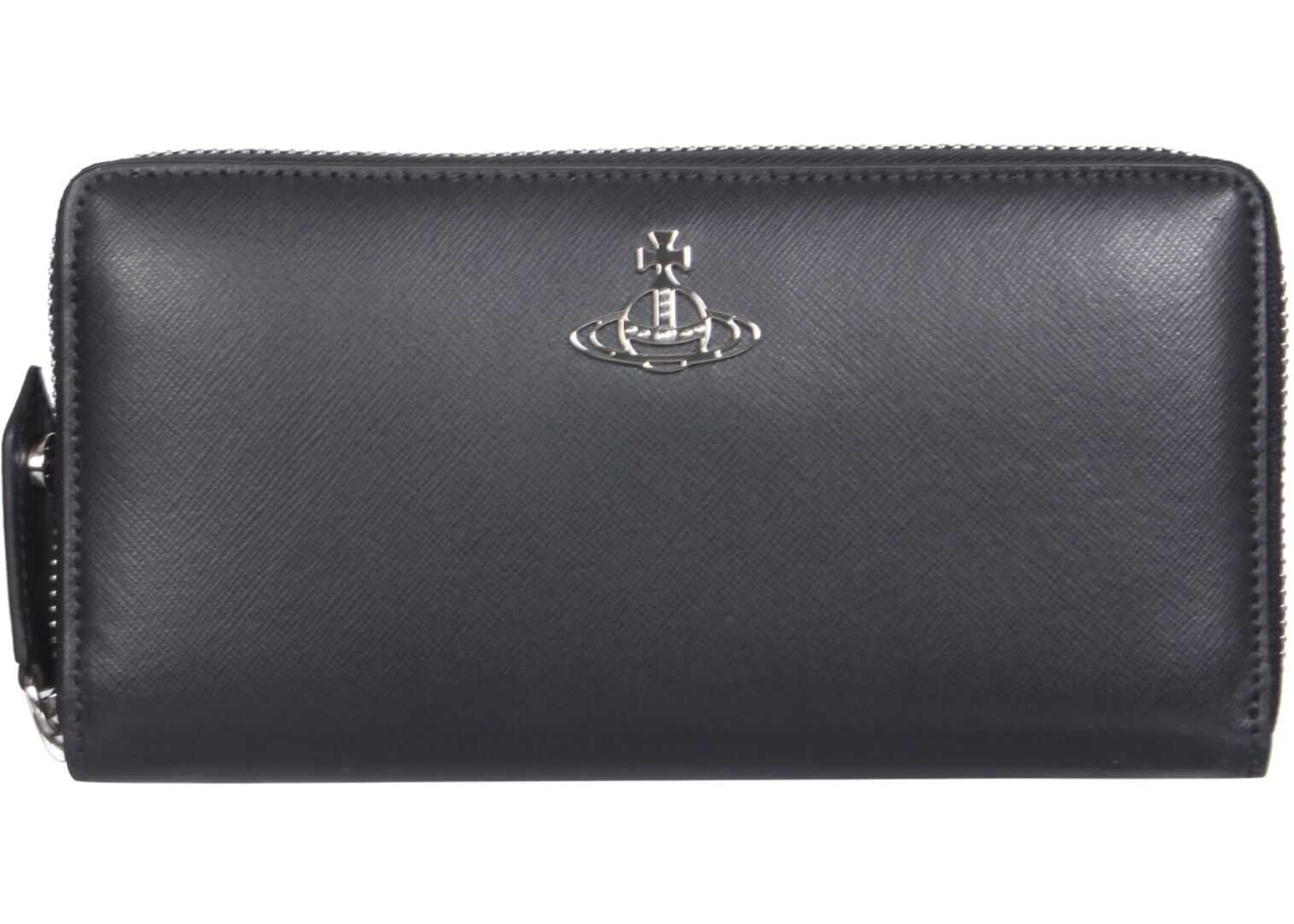 Vivienne Westwood Wallet With Zip 51050022_41946N402 BLACK