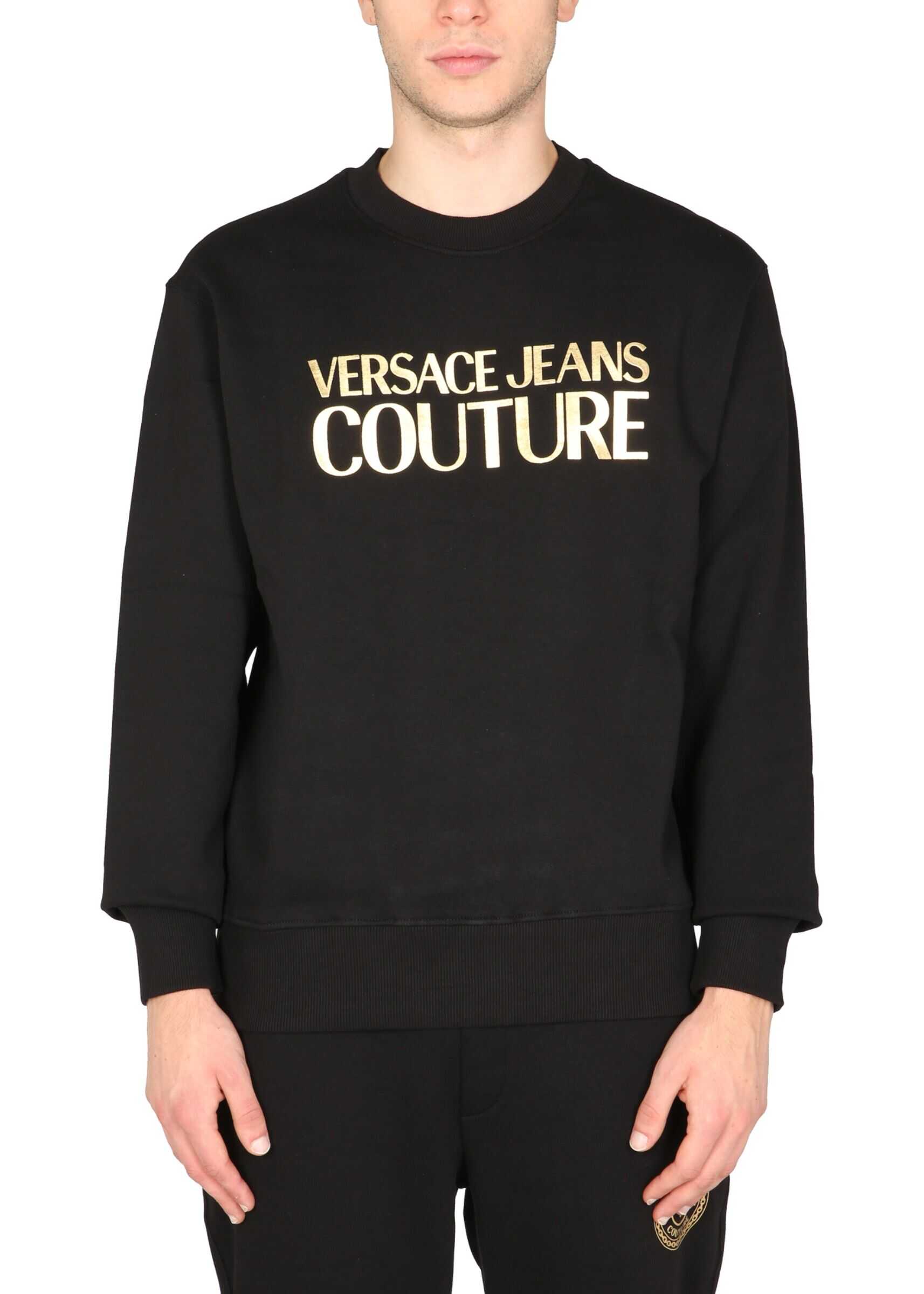 Versace Jeans Couture Sweatshirt With Logo 71GAIT08_CF00TG89 BLACK