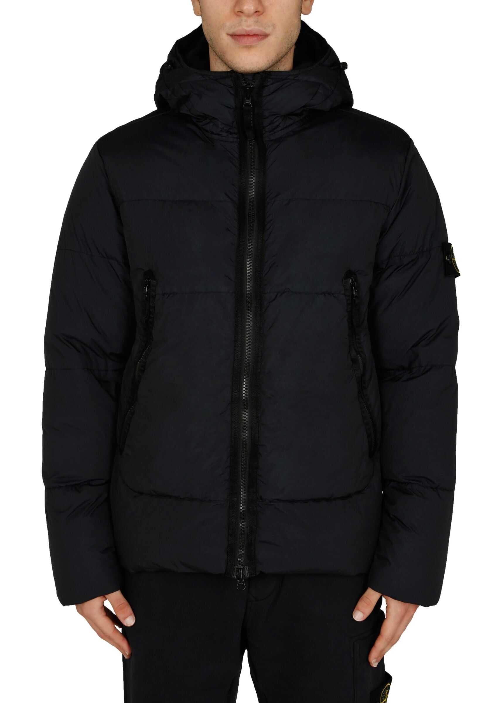 Stone Island Garment Dyed Down Jacket 751540123_V0020 BLUE