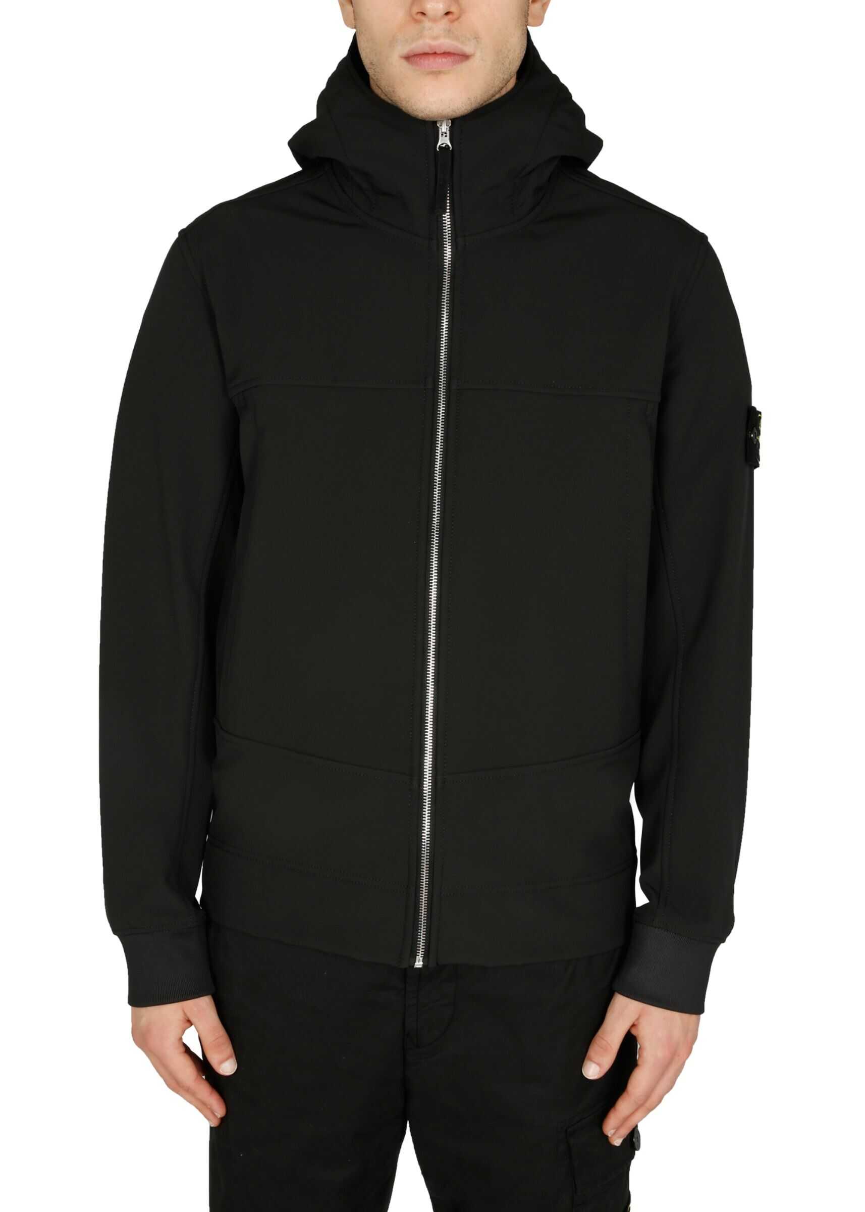 Stone Island Soft Shell Jacket 7515Q0122_V0029 BLACK