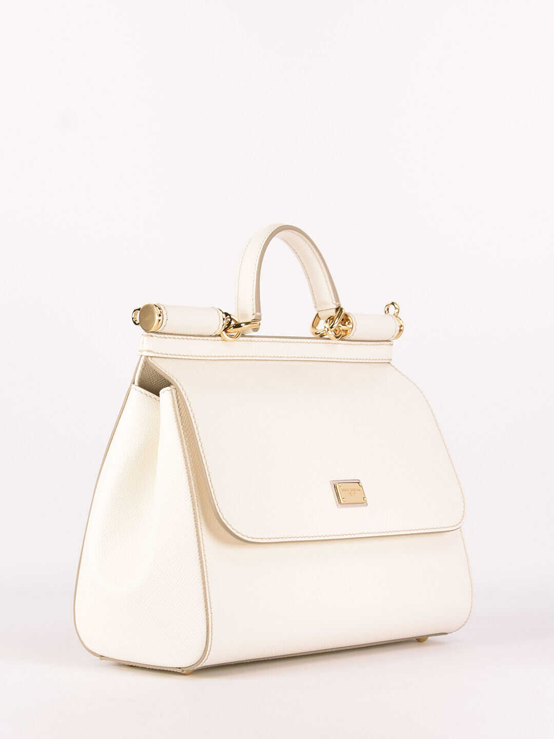 Dolce & Gabbana Medium Sicily Bag BB6002 A1001 White