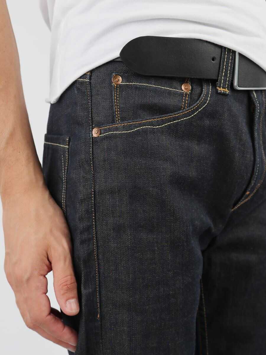 Blugi evazati Levis Strauss Flare 520 00520 - 0043 Navy Barbati (BM 8513481) 4