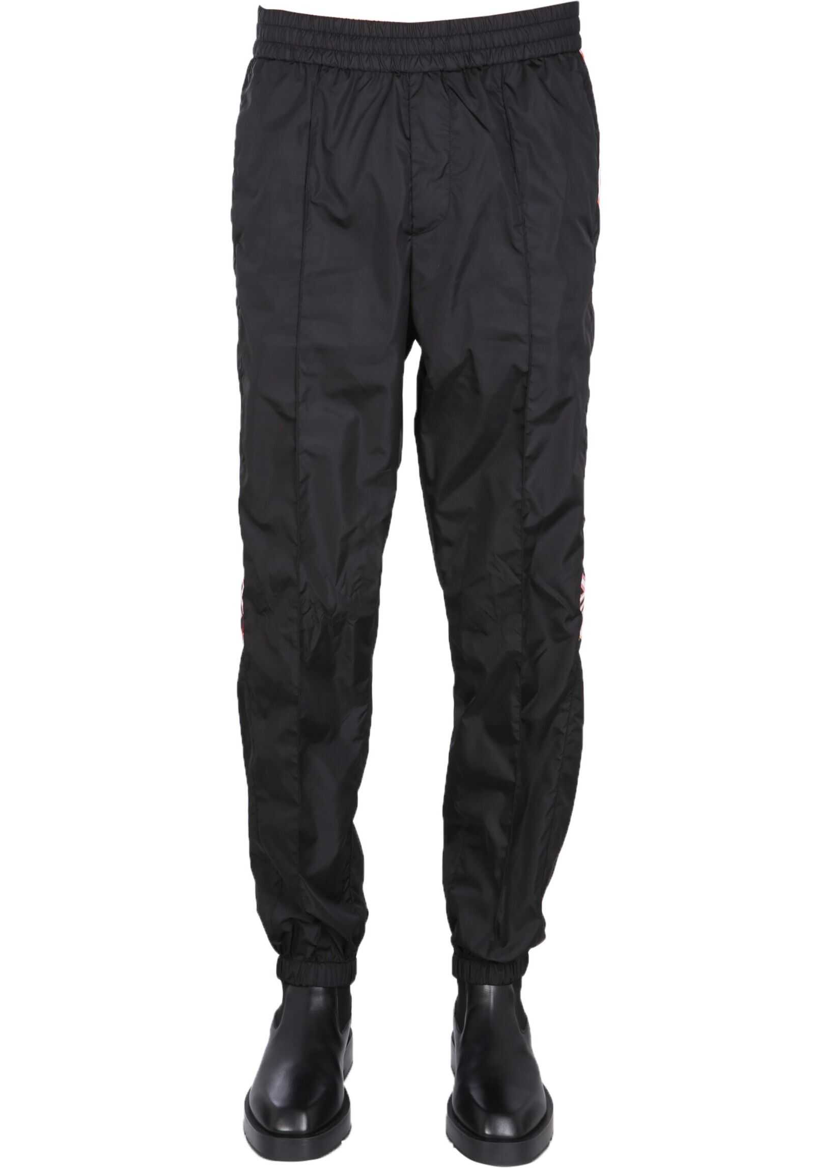 Versace Nylon Jogging Pants 1001058_1A007096B120 BLACK