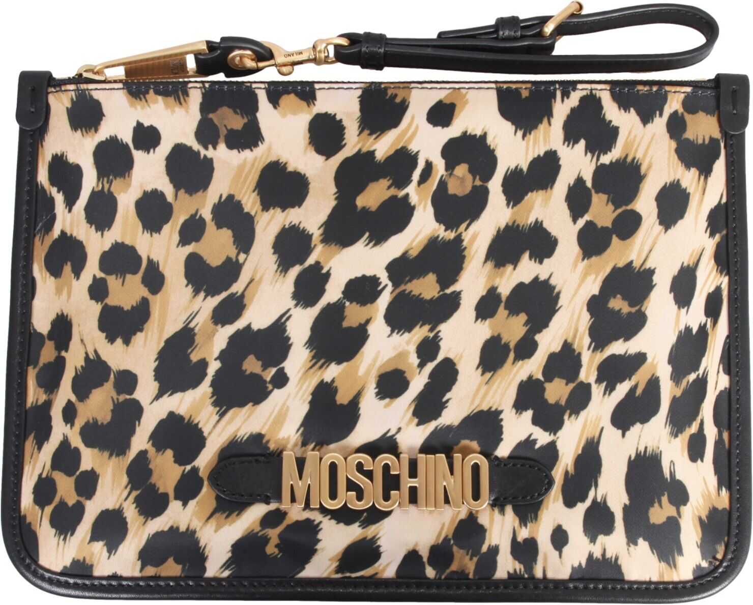 Moschino Clutch With Logo 84038202_1081 ANIMALIER