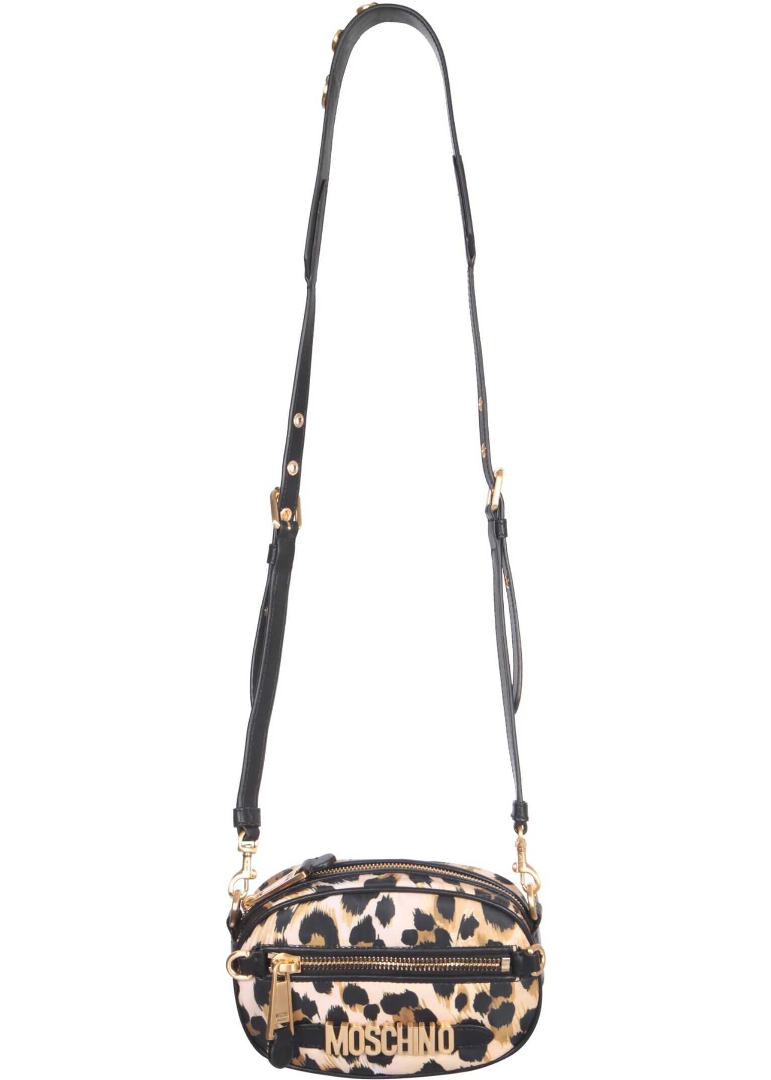 Moschino Shoulder Bag With Logo 74118202_1081 ANIMALIER