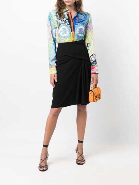 Fuste casual Versace Midi Skirt BLACK Femei (BM 8517042) 2